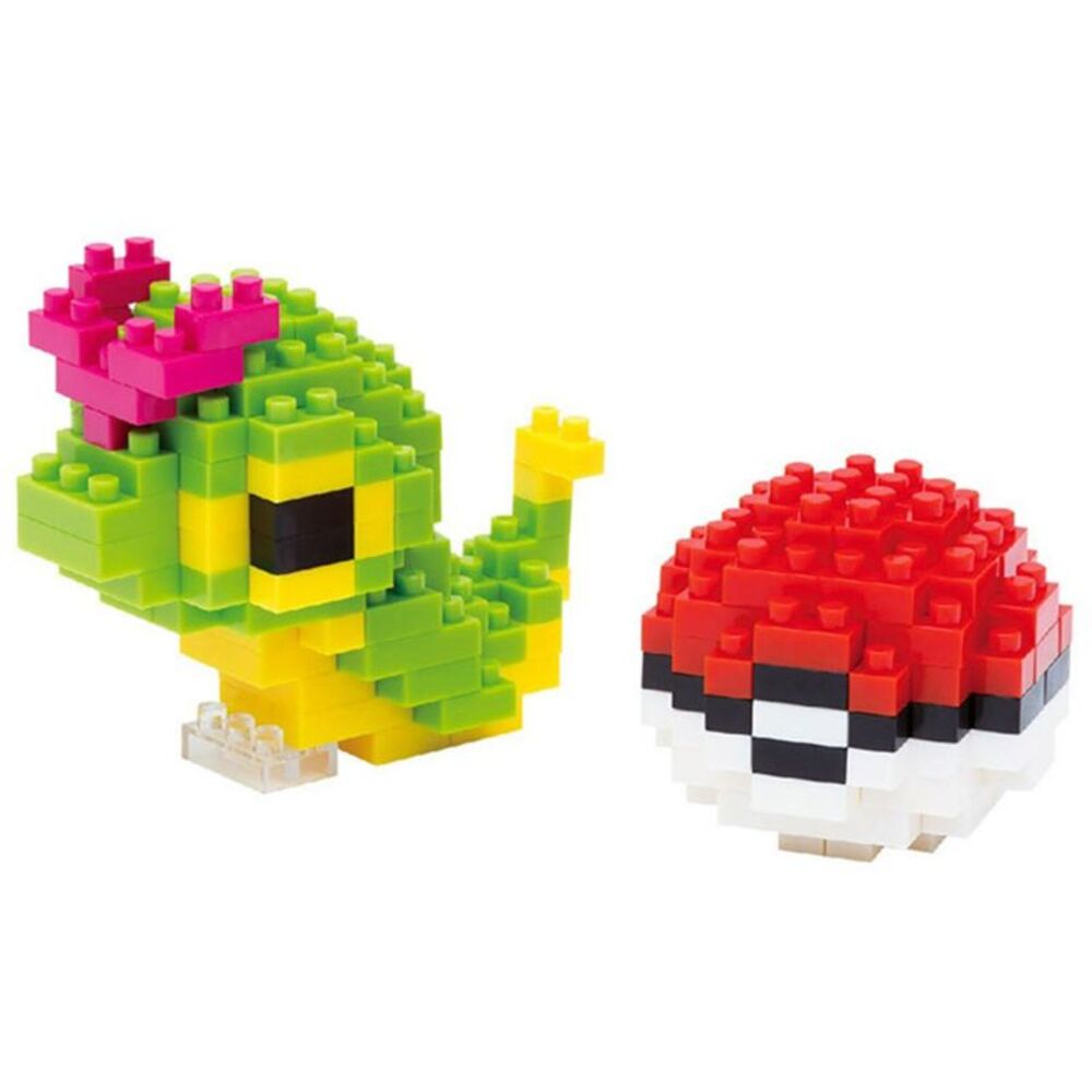 Nanoblock - Pokemon Series - Caterpie & Poke Ball Building Kit  COLLECTIBLES